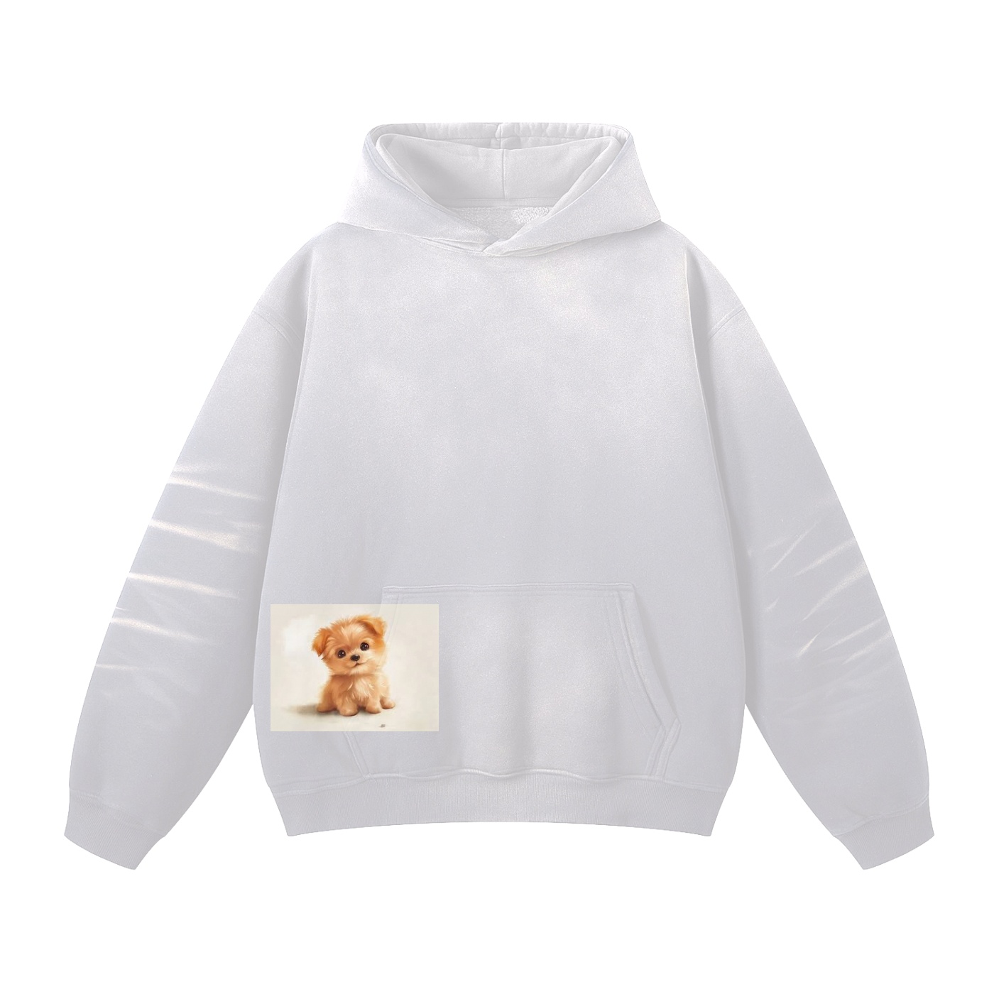 Streetwear Unisex Monkey Washed Dyed Fleece Hoodie - Image 18